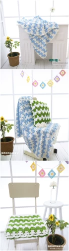 Одеяло, подушка ручной работы, плетеный крючок для вязания, набор материалов, «сделай сам»