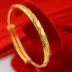 2017 thời trang new brass mạ vàng push-pull vòng đeo tay bằng phẳng nữ đầy sao dứa vòng đeo tay thời gian dài không phai