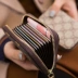 Gói thẻ phụ nữ Hàn Quốc dễ thương cá tính nhỏ gọn Gói thẻ ID không khí ví tiền nhỏ ví louis vuitton Chủ thẻ