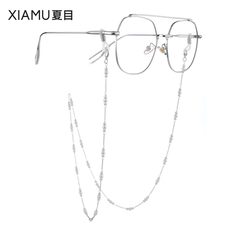 Очки цепи 珍珠眼镜链条女挂脖网红链子挂绳时尚复古洛丽塔潮人古风简约防滑