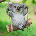 Trang trí sân vườn sân vườn cảnh quan nhựa động vật trang trí sân vườn mô phỏng koala điêu khắc hàng thủ công trang trí Trang trí nội thất