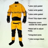 Lingfeng Dry Jacket Fire Water Service Rescue Connective Clothing Rowing Kayak Dry Service, Fast Dry Service, водонепроницаем