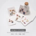 KOKO Cartoon Trâm Cô gái Nhật Bản dễ thương Meng Stiker Set Pin Cặp phụ kiện Trang sức - Trâm cài