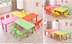 Phim hoạt hình phòng đa chức năng trẻ em của trẻ sơ sinh bàn ghế bốn người đồ chơi bằng nhựa lift đồ nội thất bảng Phòng trẻ em / Bàn ghế