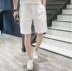 Của nam giới thường nhà dịch vụ quần pajama nam mùa hè cotton và linen shorts phần mỏng cotton lỏng kích thước lớn trung niên quần quần triều Quần tây