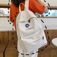Ранец, брендовая сумка через плечо, модный трендовый рюкзак, для средней школы, подходит для студента, в корейском стиле, с вышивкой