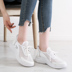 2018 mùa hè mới net giày cũ Bắc Kinh giày vải giày thể thao của phụ nữ đáy mềm không trượt sinh viên thấp để giúp nhỏ màu trắng giày Giày cắt thấp