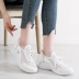 2018 mùa hè mới net giày cũ Bắc Kinh giày vải giày thể thao của phụ nữ đáy mềm không trượt sinh viên thấp để giúp nhỏ màu trắng giày