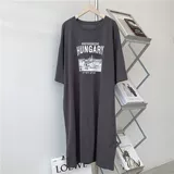 Длинный банный халат, свободный крой, длина миди