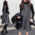 Mùa thu 2018 phụ nữ mới mang bầu phiên bản Hàn Quốc của phần dài buông lơi trong vạn váy chim đáy váy thời trang