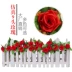 Mô phỏng Hoa hồng cưới Vine Hoa giả bằng nhựa Hoa lụa Điều hòa nhiệt độ sưởi ấm Trang trí ống hoa treo tường Vine - Hoa nhân tạo / Cây / Trái cây Hoa nhân tạo / Cây / Trái cây