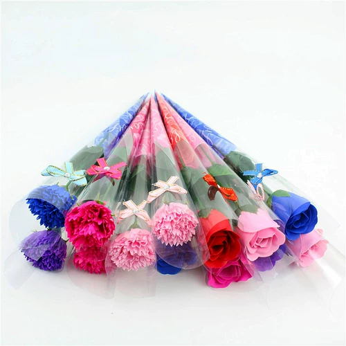 Мыло с розой в составе на день матери на день Святого Валентина, подарок на день рождения