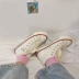 Giày cao gót nữ sinh viên phiên bản Hàn Quốc của ulzzang triều hoang dã triệu triệu cổ điển Giày Hồng Kông sang trọng giầy nữ hàng hiệu Plimsolls