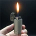 Cá tính sáng tạo kim loại nhẹ siêu mỏng mở lửa thuốc lá nhẹ hơn bơm hơi nhẹ logo tùy chỉnh chữ Bật lửa