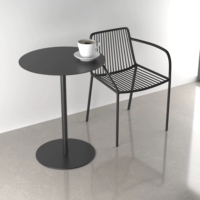 Дизайнерский кофейный журнальный столик, скандинавский чай с молоком, популярно в интернете, кованое железо