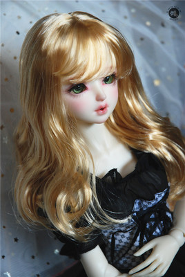 taobao agent Bjd doll wig 346 points giant baby SD doll female baby daily serving air bangs bangs waves and long hair