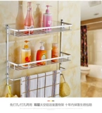 Странная стойка для хранения ванной комнаты бесплатно пробивать пространственные алюминиевые принадлежности для ванной комнаты