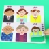 Chúc mừng gia đình trẻ em giấy búp bê bộ hướng dẫn mẫu giáo DIY gói vật liệu làm đồ chơi giáo dục sáng tạo
