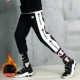 Phiên bản Mỹ của quần thể thao nam vô địch Quần Hàn Quốc lỏng lẻo thương hiệu quần harem mùa xuân thu và hè giản dị quần quần thủy triều - Crop Jeans