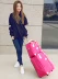 Phiên bản tiếng Hàn của xe đẩy túi du lịch túi chống nước túi hành lý túi mẹ hai túi xe đẩy trường hợp công suất lớn túi du lịch