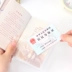 Hàn quốc Du Lịch Túi Trong Suốt Chà Không Thấm Nước Gói Hộ Chiếu Bìa Du Lịch Đa Chức Năng Clip Couple ID Card Bìa