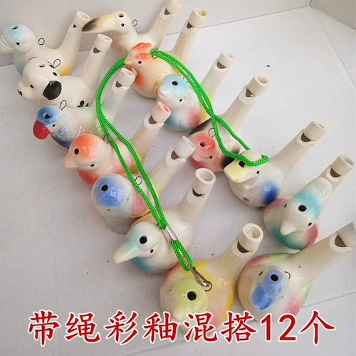 Бесплатная доставка мультипликационная птица зодиака, звуковой свисток, детская игрушка для животных, маленький птичий свист, музыкальный рот птичий свисток