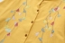 Thêm kích thước cho phụ nữ mùa thu mới áo khoác bình thường cộng với kích thước áo sơ mi thêu hoa thủy tiên bông tai gai dầu Hàn Quốc - Áo sơ mi