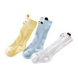 Детские летние тонкие хлопковые носки, милое дышащее средство от комаров, гольфы для новорожденных