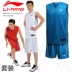 Li Ning phù hợp với bóng rổ nam phù hợp với quần short tay ngắn vest kích thước lớn nhóm mua in mùa hè trò chơi quần áo bóng rổ phù hợp với đào tạo 	giá thành lưới bóng rổ	 Bóng rổ