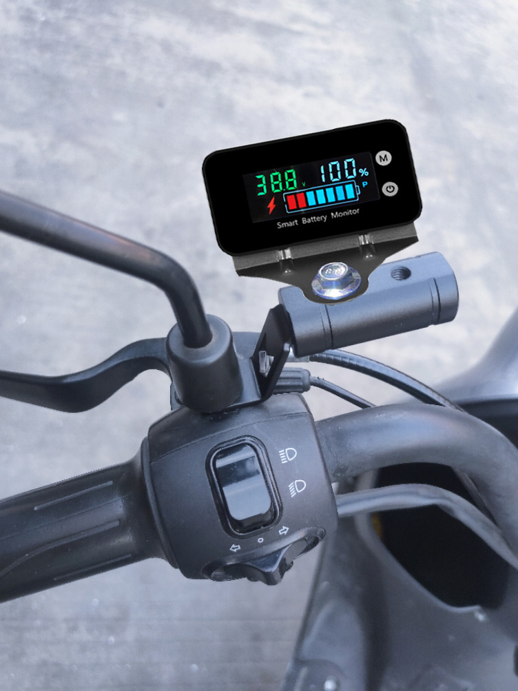 cong to met Chống nước không cài đặt xe điện xe máy điện axit chì 60V vôn kế đồng hồ đo nhiên liệu hiển thị máy dò đồng hồ cho wave nhỏ đồng hồ điện tử xe máy vision