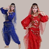Костюм, демисезонная одежда для танцевального шоу, Индия, 2019, длинный рукав