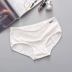 10 chiếc quần lót nữ chất liệu eo thấp đơn giản 100% cotton màu đen và trắng quần lót thoải mái cho sinh viên Nene Giống cái