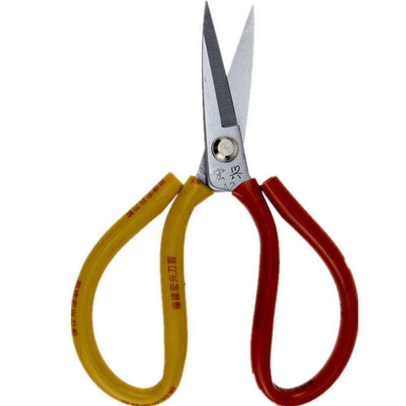 宏兴剪刀裁缝白底实物图