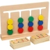 Trẻ em bốn màu trò chơi tư duy logic phát triển trí tuệ giảng dạy Montessori trợ giáo dục đồ chơi mầm non mẫu giáo 3-6 tuổi Đồ chơi bằng gỗ