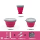 Peach Red Big Bowl+Mid -Bowl+Medium Cup+Dailware+Fork Spoon