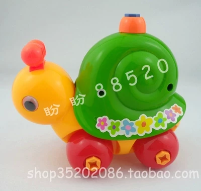 Конструктор, игрушка, улитки, жираф, белый зайчик