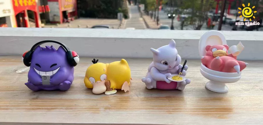 [Танцующий Лев GK] Солнечная студия Покемонт Fat House Series Geng Ghost Super Dreaming Duck Duck Duck Duck