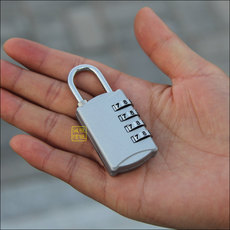 Замок кодовый 金属4位密码锁小挂锁健身房密码锁迷你箱包锁锌合金柜子密码锁头