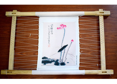 Вышивка Сучжоу 苏绣diy专业绣架绣绷实木刺绣十字绣丝带绣手工通用工具绷架卷绷