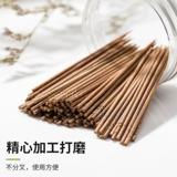 Уболезненная бамбуковая зубочистка с двойной головкой из тонкой зубной визы Бейсбол бамбука