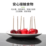 Уболезненная бамбуковая зубочистка с двойной головкой из тонкой зубной визы Бейсбол бамбука