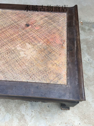 Античная лаодзиайе мингму Вуси старая старая мебель сдала маленький кушетка из розового дерева листьев в династии Цин