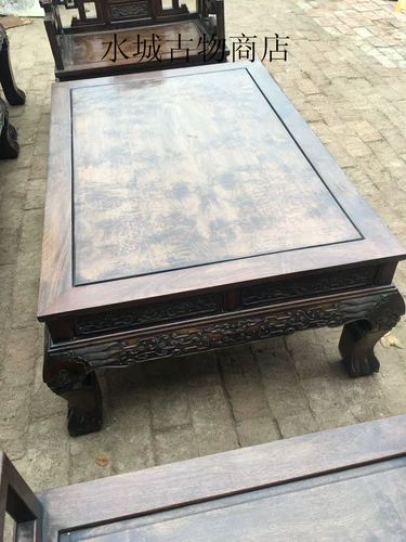 Antiques Ming и Qing Furniture Шесть шесть наборов в династии позднего Цин, полная призрачных лиц