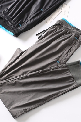 Cao cấp mượt vải căng thoải mái và mặc phần mỏng quần âu mùa hè màu sắc tương phản của nam giới chân thời trang quần Wei quần