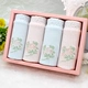 4 bộ đồ lót đóng hộp quà cotton nguyên chất, quần sịp nữ cạp cao, vải cotton 100 cotton liền xuất Nhật - Eo cao