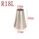 R18L (диаметр маленького отверстия 18 мм)