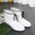 Thời trang mưa khởi động nữ Hàn Quốc dễ thương mùa hè mưa khởi động triều giày không thấm nước thấp để giúp giày cao su dành cho người lớn ống nước thấp giày phụ nữ dép nhựa chống nước Rainshoes