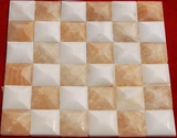 Мраморная мозаика из белого нефрита, головоломка, 5см
