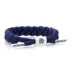 RASTACLAT Dòng cơ bản INDIGO NAVY Vòng đeo tay ren Indigo cổ điển thạch anh tóc đen Vòng đeo tay Clasp