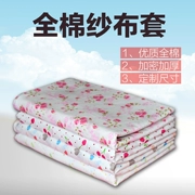 Bông chăn bông gạc bộ bông quilt cover quilt pad quilt lót quilt cover
